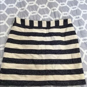 Striped mini skirt